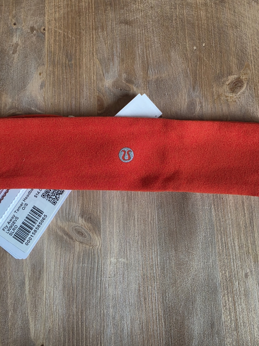 lululemon Fly Away Tamer Headband Red Athletic